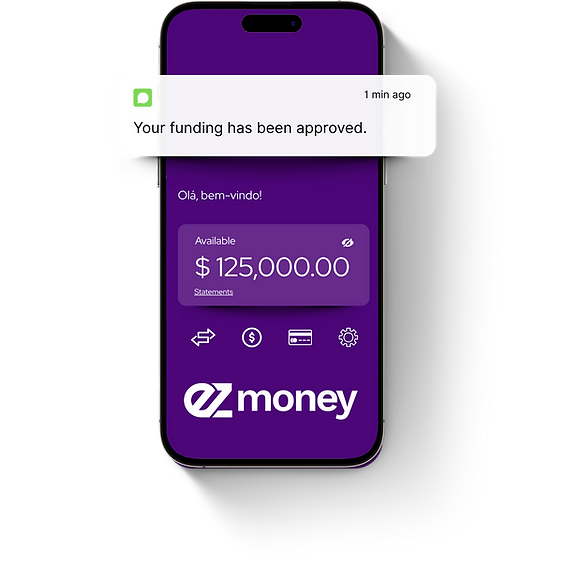 EzMoney app on mobile